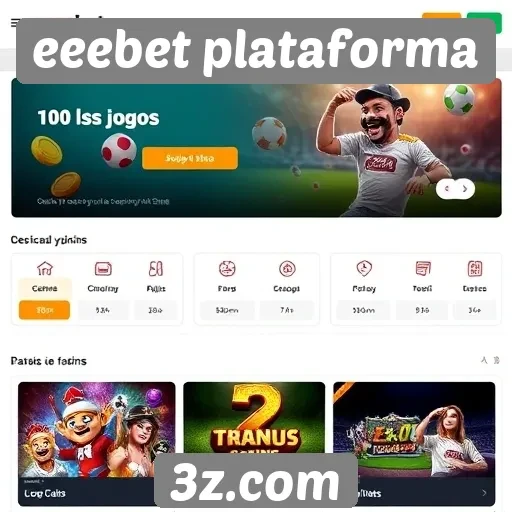Opções de jogos disponíveis na eeebet plataforma