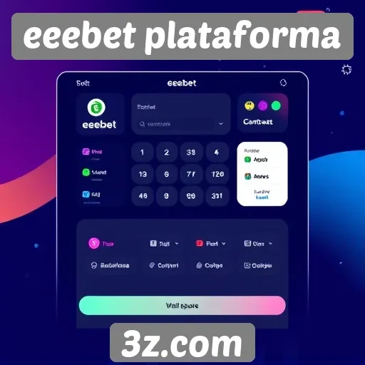Interface do usuário na plataforma eeebet